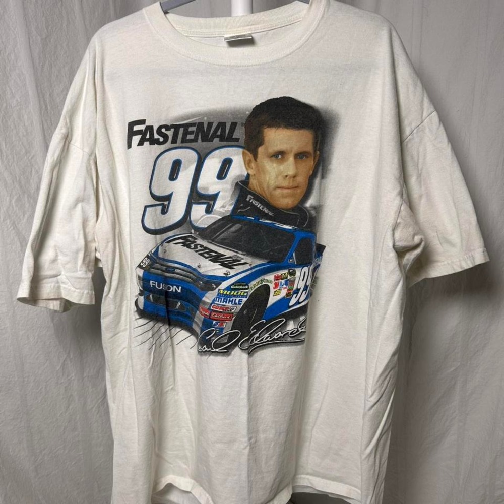 VINTAGE CFS #99‎ FASTENAL BIG NUMBER TEE SHIRT CARL EDWARDS 3XL nascar